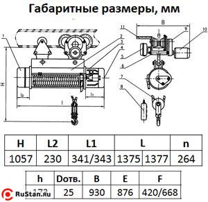 Таль электрическая TOR ТЭК (CD) г/п 5,0 т 18 м фото №5 Таль электрическая TOR ТЭК (CD) г/п 5,0 т 18 м фото №5