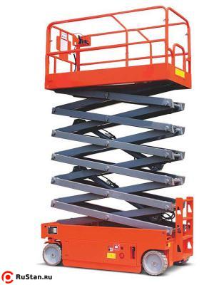 Подъемник ножничный передвижной самоходный TOR GTJZ 320 кг 10 м (автономный) фото №1