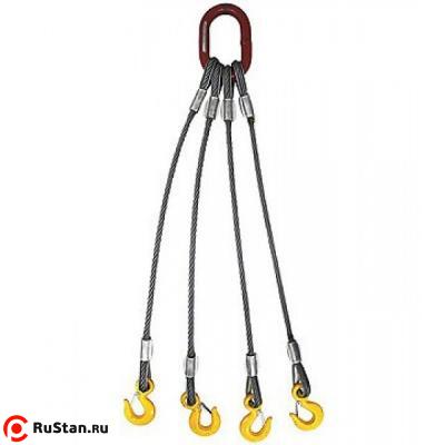 Строп канатный 4СК г/п 2,0 т 7,0 м фото №1 Строп канатный 4СК г/п 2,0 т 7,0 м фото №1