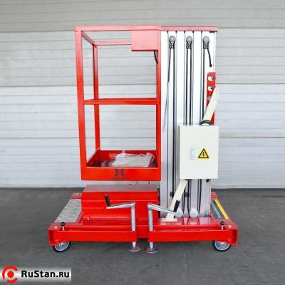 Телескопический Одномачтовый Подъемник ZX-1-060 OXLIFT 6 м 125 кг фото №2 Телескопический Одномачтовый Подъемник ZX-1-060 OXLIFT 6 м 125 кг фото №2