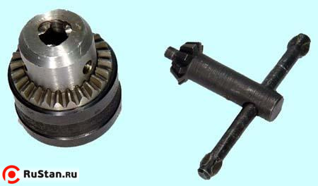 Патрон сверлильный Резьбовой с ключом ПСР-10 (2-10мм, М12х1,25) фото №1