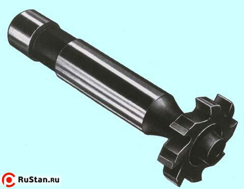 Фреза Для пазов сегментных шпонок  7х2,0х 48мм ц/х Р6АМ5 Z=6 "CNIC" фото №1