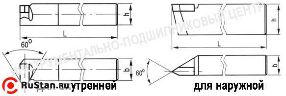 Резец Резьбовой 20х20х200 Р9К5 для внутренней резьбы фото №1 Резец Резьбовой 20х20х200 Р9К5 для внутренней резьбы фото №1