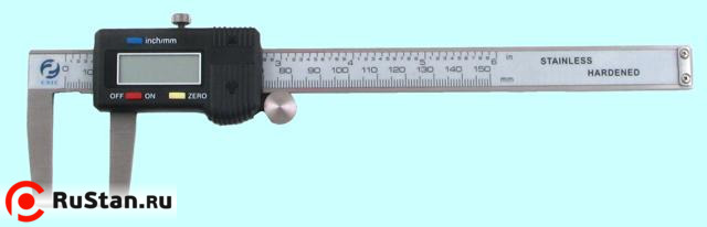Штангенциркуль 0 - 150  (0,01) для наружных канавок, электронный, нерж. сталь "CNIC" (116-320) H-40мм фото №1
