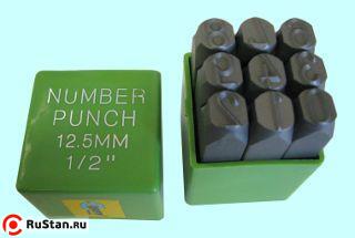 Клейма Цифровые №12 сталь (9шт) "CNIC" (OT104) фото №1 Клейма Цифровые №12 сталь (9шт) "CNIC" (OT104) фото №1