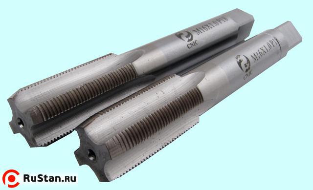 Метчик М16,0 х 1,0 м/р.Р18 к-т из 2-х шт. "CNIC" фото №1 Метчик М16,0 х 1,0 м/р.Р18 к-т из 2-х шт. "CNIC" фото №1