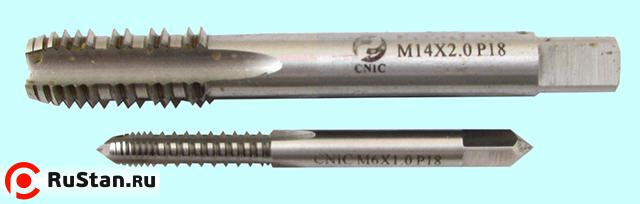 Метчик М20,0 х 1,5 м/р.Р18 с шахматным шагом "CNIC" фото №1