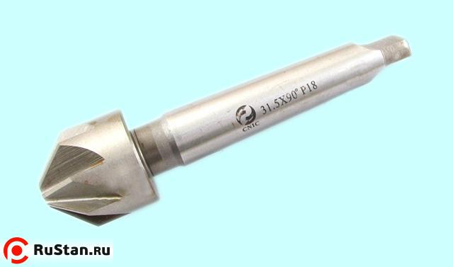Зенковка d40,0х 35х150 конус  90° Р18 к/х Z=8 КМ3 DIN335B "CNIC" фото №1