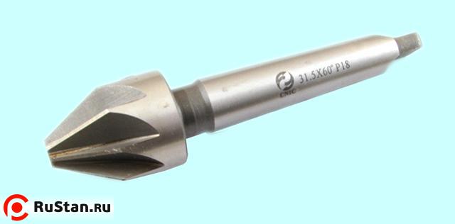 Зенковка d25,0х 33х125 конус 60° Р18 к/х Z=6 КМ2 DIN334B "CNIC" фото №1 Зенковка d25,0х 33х125 конус 60° Р18 к/х Z=6 КМ2 DIN334B "CNIC" фото №1