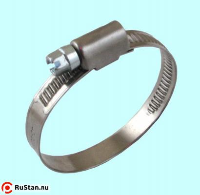 Хомут червячный CNIC 100-120/12мм W5 нержавеющая сталь DIN 3017 (01E12100120) фото №1