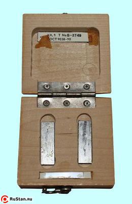 Наборы концевых мер длины №18, кл.точн.1 (2 меры защитные 1,0мм ) тв.сплав (Калибр) г.в.1991 фото №1 Наборы концевых мер длины №18, кл.точн.1 (2 меры защитные 1,0мм ) тв.сплав (Калибр) г.в.1991 фото №1