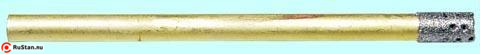 Сверло d 2,3(2,0) трубчатое перфорированное с алмазным напылением АС20 80/63 2-слойное фото №1