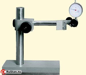 Штатив для измер. головок типа Ш-II Н-8 с индикатором ИЧ10-2М кл.точн.1(0,01) d=8Н8 (КРИН)г.в.1987-91 фото №1