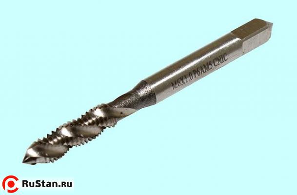 Метчик М 6,0х0,5 м/р.Р6АМ5 винтовая канавка "CNIC" фото №1