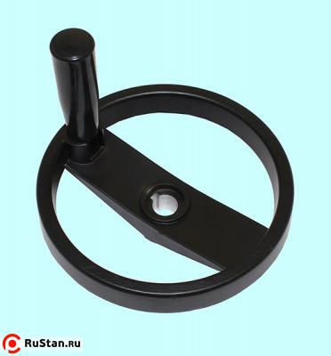 Маховик 100х12х42х4мм (DxdxHxb) с 2-мя спицами, алюминий "TLX" с откидной ручкой фото №1 Маховик 100х12х42х4мм (DxdxHxb) с 2-мя спицами, алюминий "TLX" с откидной ручкой фото №1