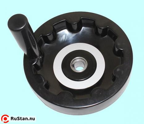 Маховик 100х12х39х4мм (DxdxHxb) цельнолитой, бакелит "TLX" с откидной ручкой фото №1 Маховик 100х12х39х4мм (DxdxHxb) цельнолитой, бакелит "TLX" с откидной ручкой фото №1