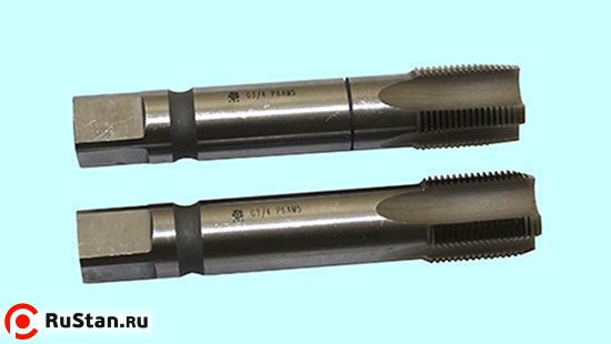 Метчик G 1 3/4" Р6АМ5 трубный цилиндрический, м/р. комплект из 2-х шт. (11 ниток/дюйм) ГОСТ 3266 "TLX" фото №1 Метчик G 1 3/4" Р6АМ5 трубный цилиндрический, м/р. комплект из 2-х шт. (11 ниток/дюйм) ГОСТ 3266 "TLX" фото №1