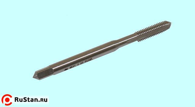 Метчик М 3,0 (0,5)х11х56 м/р.Р6М5К5 H2 удлиненный, усиленный хв-к d3.5мм DIN371 "TLX" фото №1 Метчик М 3,0 (0,5)х11х56 м/р.Р6М5К5 H2 удлиненный, усиленный хв-к d3.5мм DIN371 "TLX" фото №1