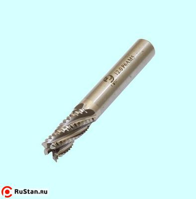 Фреза Концевая d14,0х 26х 83 ц/х Р6АМ5  Z=5 обдирочная со стружколомом "CNIC" dхв-12мм фото №1