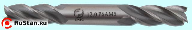 Фреза Концевая d12,0х 30х100 ц/х Р6АМ5 Z=3 двухсторонняя "CNIC" фото №1