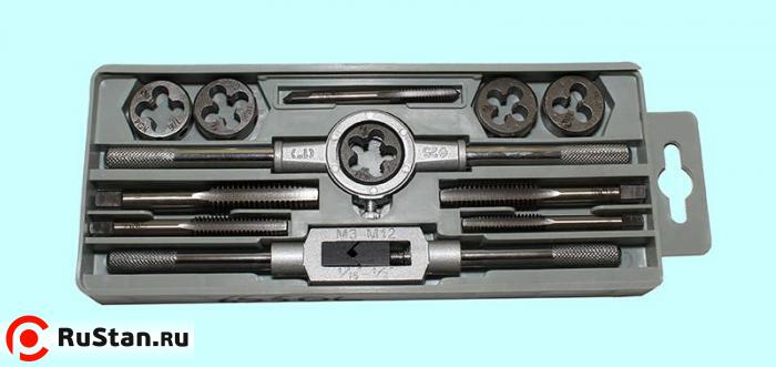 Вороток,плашкодерж-ль и по 5 метчиков и плашек 1/4"-1/2" в пл.фут.(12 поз.)SP012-2 "CNIC"(уценка) фото №1 Вороток,плашкодерж-ль и по 5 метчиков и плашек 1/4"-1/2" в пл.фут.(12 поз.)SP012-2 "CNIC"(уценка) фото №1