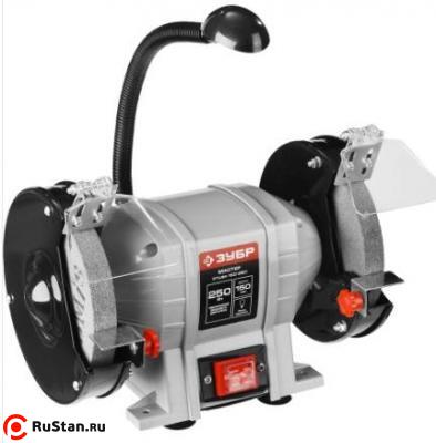 Электроточило 150х20х32 "ЗУБР" ЗТШМ -150 250Вт, 2950 об/мин с подсветкой фото №1 Электроточило 150х20х32 "ЗУБР" ЗТШМ -150 250Вт, 2950 об/мин с подсветкой фото №1