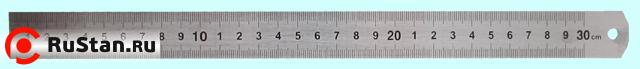 Линейка Металлическая 300х25 мм с двухсторонней шкалой фото №1 Линейка Металлическая 300х25 мм с двухсторонней шкалой фото №1