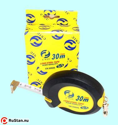 Рулетка  30 метров х 13мм металлическая лента "CNIC" CR-G60 (30G60) фото №1