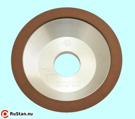 Круг алмазный 12А2-45град.(чашечный конический) 200х20х5х52х51 SSD-2(АС4) 80/63, 100% В2-01 249,0 карат "TLX" фото №1 Круг алмазный 12А2-45град.(чашечный конический) 200х20х5х52х51 SSD-2(АС4) 80/63, 100% В2-01 249,0 карат "TLX" фото №1