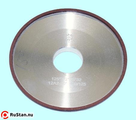 Круг алмазный 12А2-20град.(тарельчатый) 125х 3х2х32  SSD-2(АС4) 160/125 100% В2-01 10,1кар. "TLX" фото №1