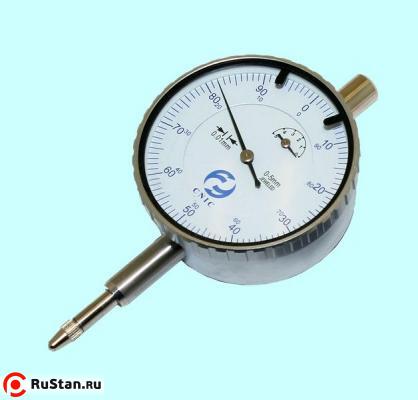 Индикатор Часового типа ИЧ-05, 0-5мм цена деления 0.01 (без ушка) "CNIC" (202-05) фото №1