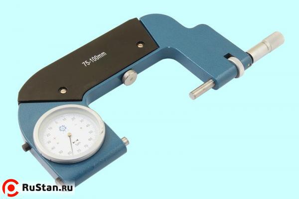 Скоба Рычажная СРП-100,  75-100 мм (0,001мм) "TLX" фото №1