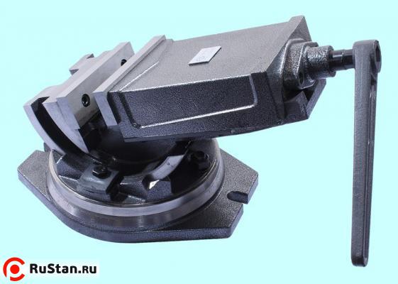 Тиски Станочные глобусные 100мм поворотные, ход 75мм, закрытый винт QHK100 "TLX" фото №1 Тиски Станочные глобусные 100мм поворотные, ход 75мм, закрытый винт QHK100 "TLX" фото №1