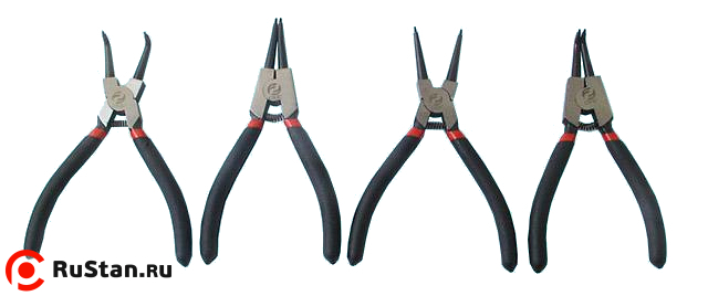 Набор клещей для снятия стопорных колец из 4-х шт. 180мм "CNIC" (TH110411) фото №1 Набор клещей для снятия стопорных колец из 4-х шт. 180мм "CNIC" (TH110411) фото №1