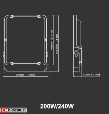 Прожектор промышленный светодиодный LED FL-100W фото №6 LED FL-100W фото №6
