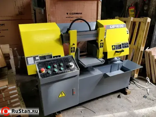 Станок ленточнопильный полуавтоматический REALREZ GB4030 (300мм) фото №8 REALREZ GB4030 (300мм) фото №8