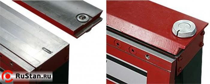 Удобно расположенные регуляторы на каждой стороне зажимного стержня фото №8 METAL MASTER MAGNABEND MB 2000E фото №8