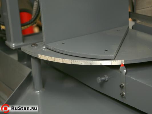 Станок имеет возможность поворота рамы на угол 45 градусов. фото №11 METAL MASTER MGH-350Z фото №11