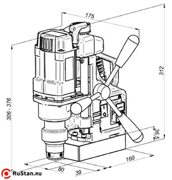 МС-36 сверлильный станок на магните производства ВЕКТОР фото №4 ВЕКТОР МС-36 фото №4