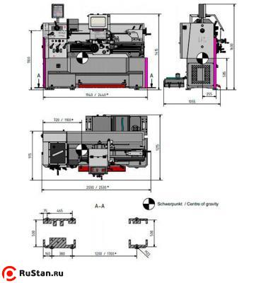 Токарно-винторезный станок OPTIturn TH 4210 фото №3 OPTIturn TH 4210 фото №3