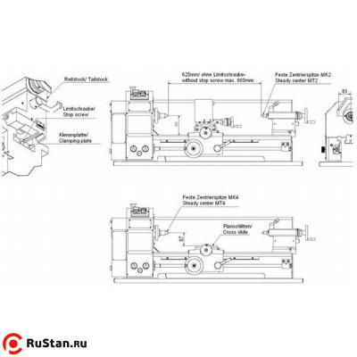 Токарно-винторезный настольный станок OPTIturn TU 2807V фото №6 OPTIturn TU 2807V фото №6
