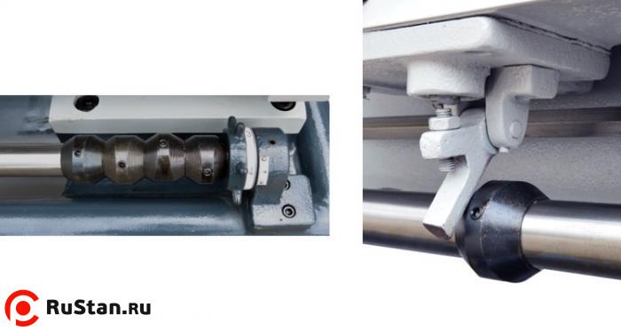 4-х позиционная рукоятка автоматической остановки суппорта в купе с 4-мя эксцентриковыми конечными выключателями позволяют автоматизировать и ускорить процессы изготовления большой номенклатуры деталей. фото №17 METAL MASTER Z46200 фото №17