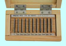 Наборы концевых мер длины № 6, кл.точн.2 (11 мер от 1,0 до 1,01мм) тв.сплав(КРИН)