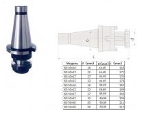 Оправка с хв-ком 7:24 - 50, d-32 ГОСТ 25827 исп.1, комбинир-ая для нас. цил. и торц. фрез  с прод-ой и попер-ой шпонкой