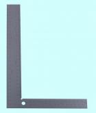 Угольник Строительный  200х300 мм 2шкалы нерж. сталь 