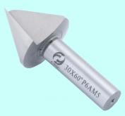 Фреза угловая - зенковка d  6,3х 7.6х 45 конус  60° dхв=5мм Р6АМ5 ц/х Z=1 DIN334 