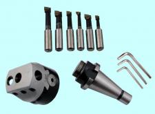 Головка расточная d100мм, D расточки 15-320мм, хв-к 7:24-50NT (ГОСТ 25827 исп.1) без ЧПУ, с к-том резцов Т15К6 из 6шт.