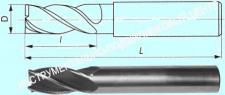 Фреза Концевая d10,0х22х 72 ц/х Р18 Z=4 