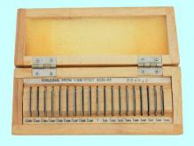 Наборы концевых мер длины №16, кл.точн.1  (19 мер от 0,991 до 1,009мм) тв.сплав (КРИН)