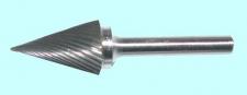 Борфреза тв.спл. конич.  d16х25х6х65 31° спиральная насечка (М16 25М06) 